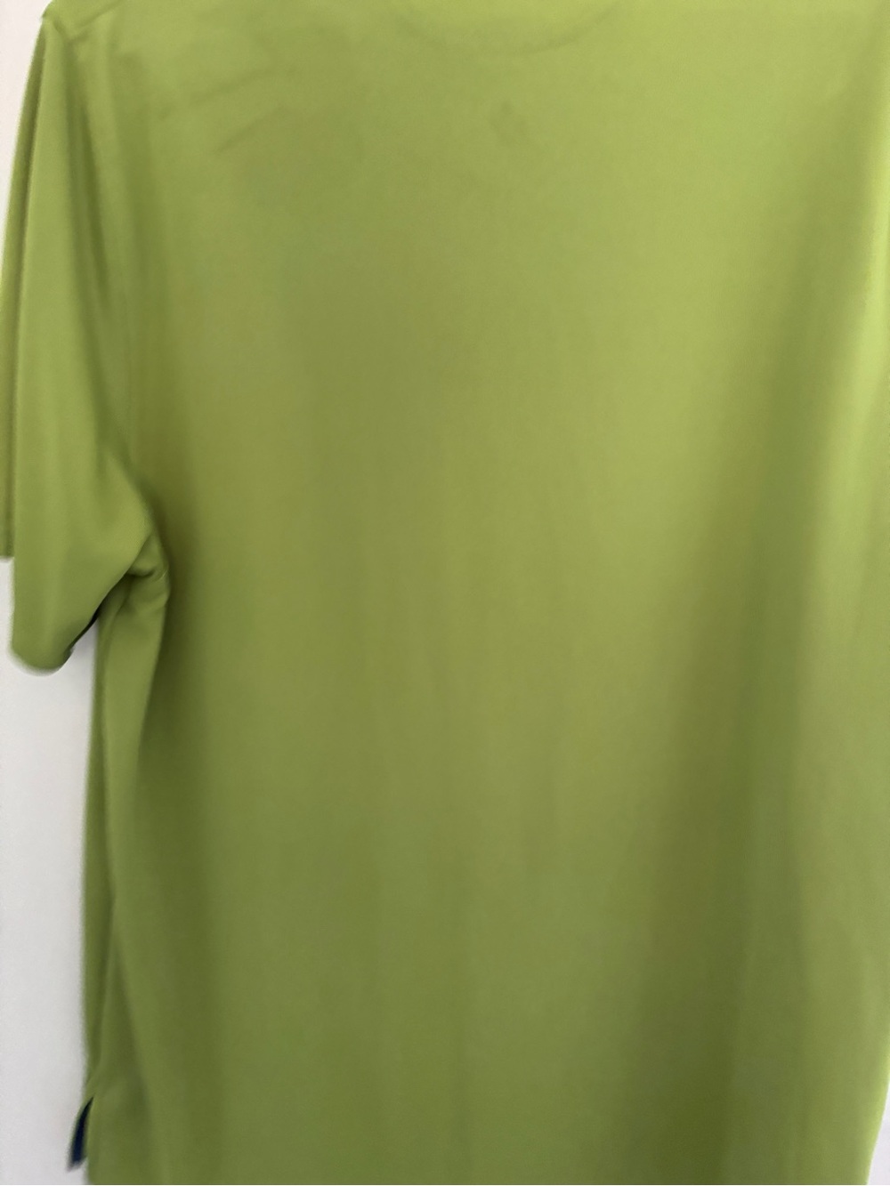 Under Armour Green Large SunmerPolo Shirt Heat Gear Loose with Blue Logo 50 x 29 - Picture 5 of 10